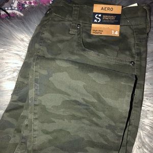 Camo Print High Waisted Jegging